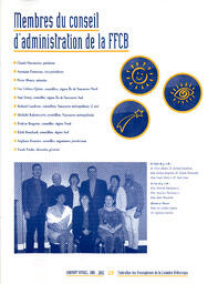   RAPPORT ANNUEL - FFCB, 2001-2002   , page 19