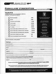   ANNUAIRE - FFCB, 2002   , page 86