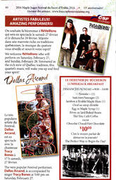   MAPLE SUGAR FESTIVAL DU SUCRE D'ÉRABLE, 2016   , page 10