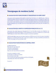   RAPPORT ANNUEL - FFCB, 2005   , page 20
