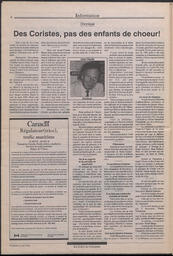 Le Soleil de Colombie, August 21, 1992, page 6