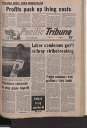   The Pacific Tribune - Friday, September 7, 1973   , page 1