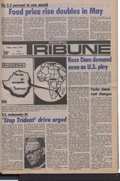   The Pacific Tribune - Friday, June 3, 1977   , page 1