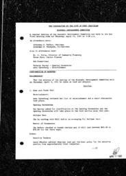 1991-04-11 - City of Port Coquitlam - Economic Development Committee - Agenda and Minutes