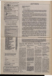 Le Soleil de Colombie, February 20, 1981, page 2