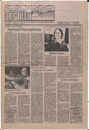 Le Soleil de Colombie, February 5, 1982, page 1