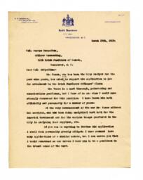 Letter to G. McSpadden from F.T. Underhill: 15-Mar-16