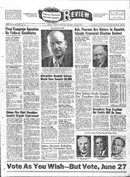 Saanich Peninsula And Gulf Islands Review Wed, June 22, 1949 (Page 1)