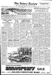 The Sidney Review Wed, March 26, 1975 (Page 1)