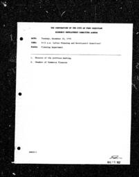 1992-12-15 - City of Port Coquitlam - Economic Development Committee - Agenda and Minutes