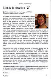   LA VOIX DES KOOTENAYS, 2009   , page 6