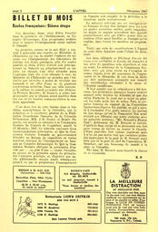   L'APPEL, LE MAGAZINE FRANCO-COLOMBIEN, 1967   , page 2
