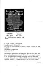   L'ANSE-AU-SABLE, 2011   , page 5