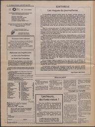 Le Soleil de Colombie, March 28, 1980, page 2