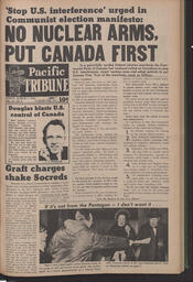  The Pacific Tribune - Friday, March 1, 1963   , page 1