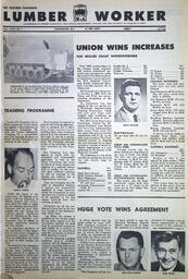   The Western Canadian Lumber Worker, Vol. XXXIII, No. 1, 1st Issue Jan. 1966   , page 1