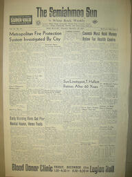 The Semiahmoo Sun and White Rock Weekly, December 12, 1957 (Page 1)