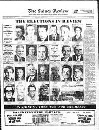 The Sidney Review Wed, November 14, 1973 (Page 1)