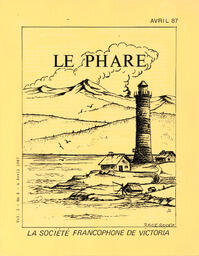   LE PHARE, 1987   , page 1