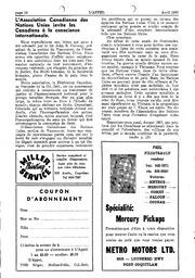   L'APPEL, LE MAGAZINE FRANCO-COLOMBIEN, 1967   , page 10