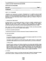   ÉTATS FINANCIERS - FR, 2016   , page 7