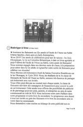   L'ANSE-AU-SABLE, 2010   , page 12