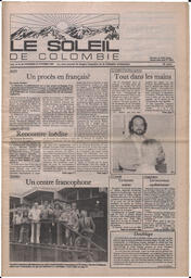 Le Soleil de Colombie, October 25, 1985, page 1