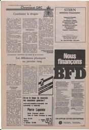 Le Soleil de Colombie, October 10, 1986, page 6