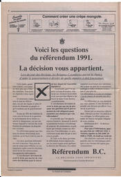 Le Soleil de Colombie, September 13, 1991, page 8