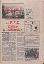 Le Soleil de Colombie, March 2, 1990, page 1