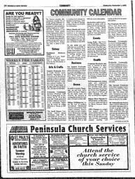 The Peninsula News Review Wed, September 1, 1999 (Page 16)