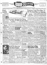 Saanich Peninsula And Gulf Islands Review Wed, May 26, 1954 (Page 1)