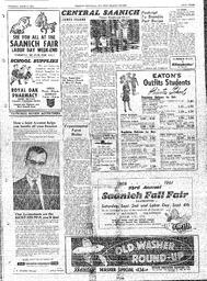 Saanich Peninsula And Gulf Islands Review Wed, August 23, 1961 (Page 3)