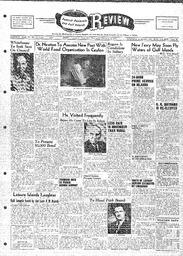 Saanich Peninsula And Gulf Islands Review Wed, December 3, 1952 (Page 1)