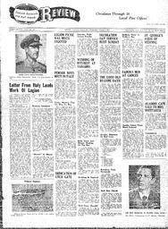 Saanich Peninsula And Gulf Islands Review Wed, August 2, 1944 (Page 1)