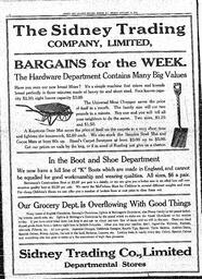 Sidney And Islands Review Fri, January 16, 1914 (Page 8)