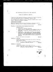 1984-02-22 - City of Port Coquitlam - Parks & Recreation Committee - Agenda and Minutes