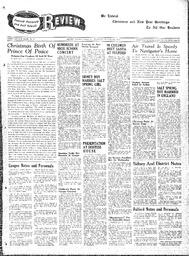 Saanich Peninsula And Gulf Islands Review Wed, December 22, 1943 (Page 1)