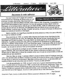   LE MOUSTIQUE PACIFIQUE, 2002   , page 3