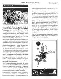   NOUVELLES COMMUNAUTAIRES, 2007   , page 6