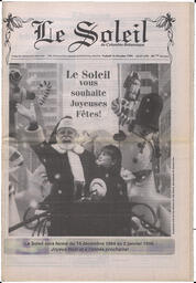 Le Soleil de Colombie-Britannique, December 16, 1994, page 1