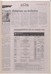 Le Soleil de Colombie-Britannique, January 30, 1998, page 13
