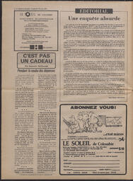 Le Soleil de Colombie, February 4, 1977, page 2