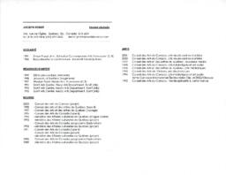 Jocelyn Robert CV
