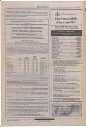 Le Soleil de Colombie, September 18, 1992, page 6