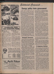   The Pacific Tribune - Friday, November 30, 1973   , page 3