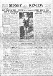 Sidney And Islands Review Thu, August 27, 1925 (Page 1)