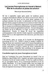   LA VOIX DES KOOTENAYS, 2009   , page 22