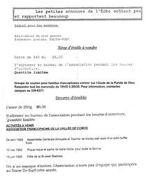   L'ÉCHO, 1993   , page 10