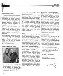   LE RÉVERBÈRE, 2007   , page 14